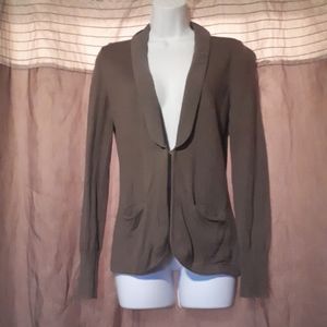 ‼️ Banana Republic Brown Cardigan size Small